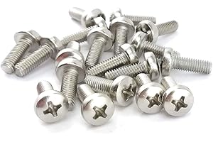 GLOBSTAR Śruby z łbem soczewkowym z gniazdem krzyżowym Phillips stal szlachetna A2 DIN 7985 M1.6x8 (x50)