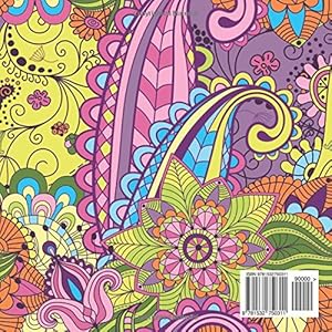 Diseños florales continuos libro para colorear para adultos 1: Volume 1