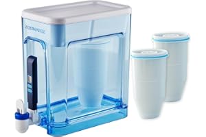Culligan ZeroWater 5,2L Tassen-Wasserfilter-Spender-Kombination mit 3x fortschrittlichen 5-Stufen-Filtern, IAPMO-zertifiziert zur Reduzierung von Blei und PFOA/PFOS