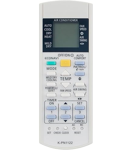 Telecommande Clim Hitachi Télécommande Climatiseur Panasonic De Remplacement - Compatible A75C3300 A75C3208 A75C3706 Télécommande Panasonic A75C3300 Remplacement