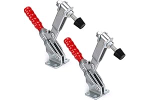Skelang 2 Pack Vertical Toggle Clamp, Toggle Clamps Quick Release, Hold Down Toggle Clamp, Holding Capacity 227kg Per Toggle Clamp