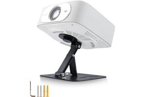 Salange 3-in-1 Projector Stand,Portable Projectors Desk,Wall and Ceiling Mount with 1/4-Inch Thread,Foldable Proyector Mount Stand with 180° Adjustment for Most Projector for Home,Outdoor,Office,Black