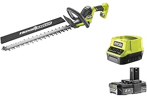 Taille-haies RYOBI 18V OnePlus Brushless - LINEA - 45 cm - 1 batterie 2.0 Ah - 1 chargeur - RY18HT45A-120