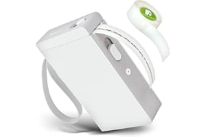 Olympia P22 Etikettendrucker | Etikettiergerät für Home Office & Bürobedarf | Bluetooth-Thermodrucker für Küche, Büro & Hobby | Label Printer für Endlospapier | Wasserfest & Abriebfest (Weiß)