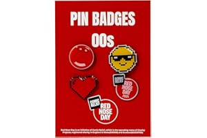 Red Nose Day 2025 Collectible Pin Badges - On behalf of Comic Relief