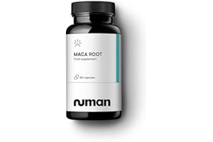 Numan - Maca Root Capsules for Men 2500mg - High Strength Peruvian Maca Supplement - 60 Vegan Capsules Non-GMO
