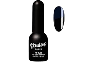 Didier Lab - Top Coat Semipermanente No Blue Senza Dispersione per Smalto Gel Unghie UV - Premium Smalti Semipermanenti