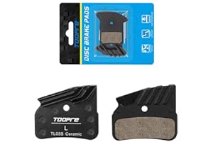 CYCEARTH Pastiglie freno a disco in ceramica compatibili con Shimano N03A N04C BR-M9120 BR-M8120 BR-M7120 4-pistone