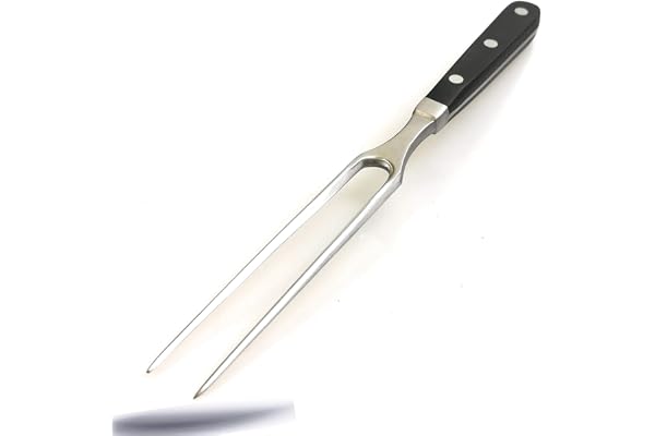 Kerafactum Fourchette à rôtir - Fourchette à viande - Fourchette à découper - Fourchette à viande - Fourchette à rôtir - En acier inoxydable de qualité supérieure - Extra lourde - 29 cm