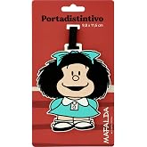 Grafoplas - Mafalda Luggage Identifier, Rear Identifier Tag | Mafalda luggage compartment in durable rubber, adjustable strap