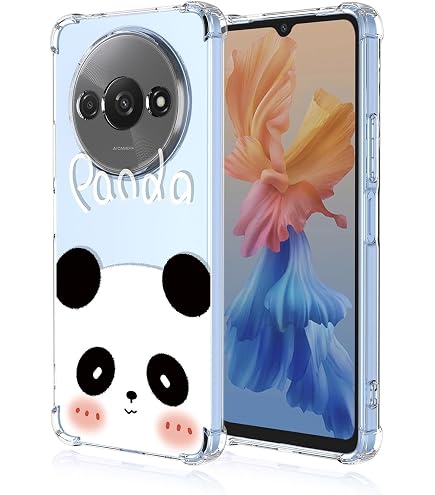 Custodia Ibrida Trasparente Per Xiaomi Redmi A3 4G/Poco C61 – Protezione Display Integrata, Antiurto, Rossa - 3