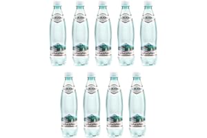 Minerali Gassate Acqua Borjomi Frizzante acqua in plastica 0,5l Bottiglia [Confezione da 9]