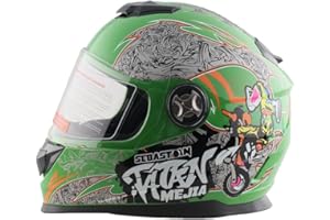 MUD DEFEATER MOTOR Kinder Integralhelm Mejia – Motorradhelm für Kinder, ABS-Schale, robuster Kinderhelm für Downhill, Quad und Motocross