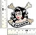 Produktbild Sexy Poison Girl Cartoon Anime Girl Tattoo Patch Weste/Jacke Biker Patch Motorrad Fahrer Biker Tattoo Jacke T-Shirt Patch Sew Iron on gesticktes Schild Badge