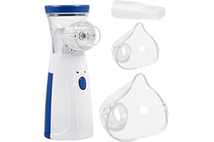 AIPINVIP Nebuliser Machine for Adults and Kids Rechargeable Portable Nebulisers Handheld Steam Inhaler for Travel and Home Use Silent Efficient Atomization