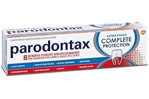 Parodontax Complete Protection Extra Fresh Fluoride Toothpaste - Helps Stop and Prevent Bleeding Gums 75ml