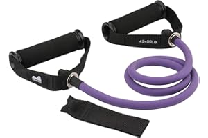 REEHUT Fascia di Resistenza Elastico di Resistenza Fitness con Maniglie per Uomini Donne Crossfit Body Building Workout per la Palestra di Casa con Ancoraggio Porta e Presa Maniglia