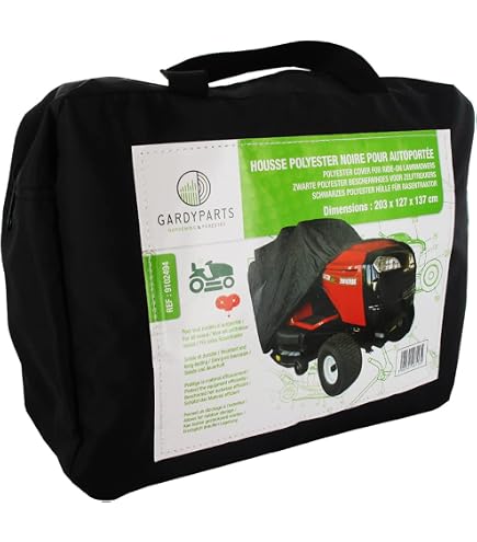 Housse De Protection Pour Tondeuse à Gazon 42-60 Pouces - Imperméable 210D, Anti-UV Et Résistante Au Vent