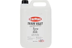 CarPlan TSS505 Tyre Slik 5 Litre Instant Tyre Shine Spray or Brush On