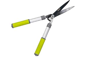 Premium Heavy Duty Garden Shears - Hedge Shears with Advanced Geared Mechanism, Lightweight Anti-Slip Handles, Razor-Sharp Blades and Rust-Resistant Steel, 560mm, Davaon Pro