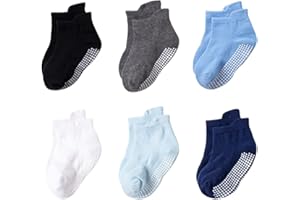 Ki-Shop Toddler Socks for Boys and Girls - Non Slip Baby ...