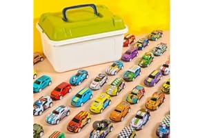 Box Sports Car Toy Diecast Toy for Kids, Racing Car Toy - Vehicles for Boys and Girls, Set of Cars in Box Ideal Gift for Kids on Birthday Multi Shapes (20 Pieces)