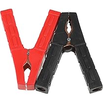 Auto Morsetti della Batteria, Coccodrillo Elettrico Clips, Morsetto di Avvio, Morsetti a Coccodrillo Batteria Auto, Morsetti di Batteria isolati 100A per Barca del veicolo Camion dell'Auto