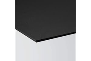 SIGNORBIT Pannello Lastra Forex 50x70 cm pvc nero altissima qualità spessore 3 mm