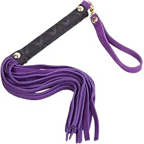 Cravache D'Équitation Avec Poignée Simili Cuir - 27cm | Rouge, Noir, Violet - Apprentissage & Cosplay
