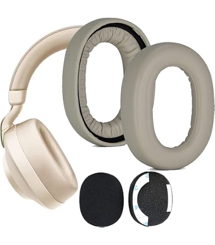 SOULWIT Ersatz-Ohrpolster Für Jabra Evolve2 85 – Proteinleder Mit Memory-Schaum, Geräuschisolierend