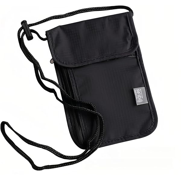 Aazon.co | Sasonite RFID Neck Pouch - Lightweight And Durable Nylon - View #11