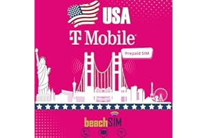beachSIM T-Mobile USA SIM nieograniczone dane & telefonia i SMS (USA – 30 dni)