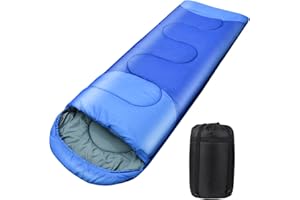 SUNDOM Schlafsack Outdoor für Camping 3 Jahreszeiten Erwachsene Schlafsack, 2 in 1 Funktion Deckenschlafsäcke, Warm, Leichtgewichtig, Wasserdicht für Rucksackreisen, Wandern und Reisen