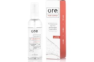 ORE CARE Ore® Copper Professional Dermal Anti-fungal Treatment Spray, 100% Natural For Athletes Foot, Ringworm, Jock Itch, Smelly Feet & Nail Fungus (Recommended by Podiatrists)