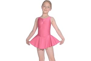 Roch Valley Girls' Istdj Lycra Leotard With Skirt Istdj Lycra Leotard With Skirt
