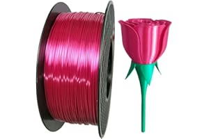 Filamento PLA Seda Rosa 1.75 mm para impresora 3D 1kg Rosado impresora 3D Material de impresión CC3D