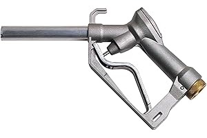 PIUSI Buse manuelle pour diesel, biodiesel et huile avec un débit pouvant aller jusqu'à 120 litres/minute, raccord 3/4" BSP, diamètre du bec de sortie 25 mm | Self 2000 00064900A