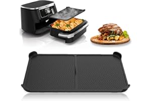 ROMANVIC Grille Anti Projection pour Air Fryer Ninja 10,4 L AF500EU, Réutilisable Silicone Air Fryer Accessoires Moule Air Fryer Ninja 10,4 L,Anti Eclaboussure Air Fryer Ninja Foodi 10,4 L