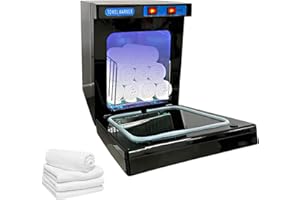 YEZMEK Handtuchwärmer, 5L Handtuchheizschrank mit UV-Sterilisation, 360° Rundum-Heizung & Schnellaufheizung, ideal für Kosmetik, Salon, Spa & Zuhause