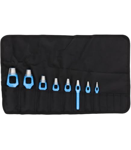 GEDORE Henkgatijzer set, 7-delig, 4-16 mm, rubber lederen afdichtingen stof, rond, stindicatoren, 57305