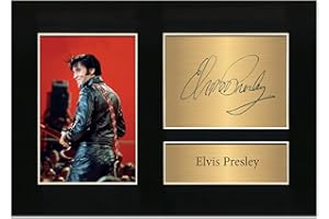 ZULU IMAGE Elvis Presley A4 gedrucktes Autogramm Foto Reproduktion Druck Bild Display Nr. 3