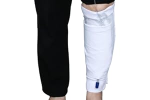 LAPLUIE Catheter Leg Bag Holder, Calf Catheter Leg Bag Straps, Foley Leg Bag Sleeve for Incontinence Urine Bag (M)