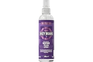 DOZYBEARS The Ultimate Bedtime Pillow Spray 250ml | Calming and Relaxing Pillow Mist with Soothing scents of Lavender, Lemon Balm, Chamomile, Sandalwood and Bergamot