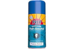 Prep, Dermoprotective skäggskum Känslig hud, för lätt irritabel hud, med aloe och glycerin, mild doft, 300 ml