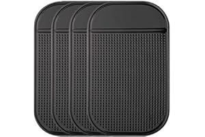 KZTHA 4pcs Antirutschmatte Auto, Anti Rutsch Pad Auto,Antirutschmatte, Anti-Rutsch Pad, Antirutschmatte Auto Armaturenbrett, für Autodekorationen