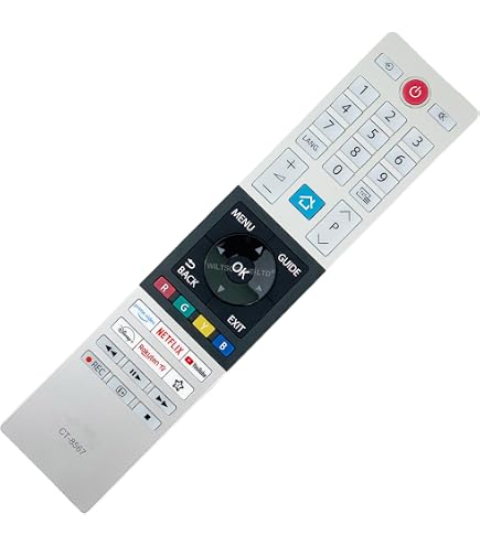 Télécommande De Remplacement Pour Téléviseurs Toshiba 37WL67, 37WL68P, 37WLG66 - Neuf