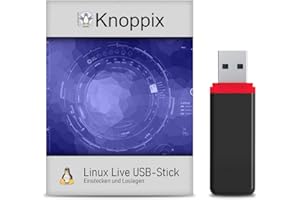 PC BILLIGER Linux Knoppix mit 64 Bit auf 32 GB USB 3.0 Stick - USB Live Stick - bootfähig