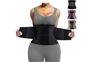 Genérico Cinturón Reductor De Cintura para Mujer - Entrenador De Cintura Ajustable para El Control De La Barriga, Y Soporte De Postura, Moldeador De Adelgazamiento para Entrenamiento, Uso Diario
