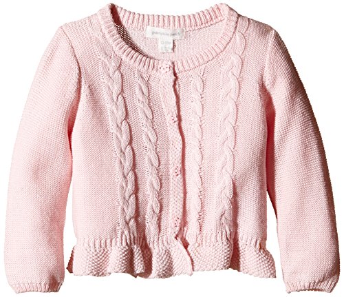 Pumpkin Patch Baby-Girls Cable Knit Cardigan, Crystal Pink, 12-18 Months
