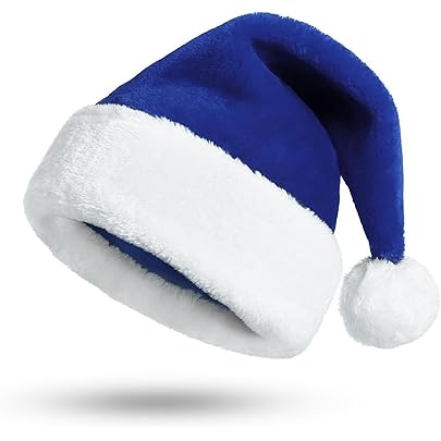 Cappello Da Babbo Natale In Peluche - 2 Pezzi Adulto Unisex - Per Feste E Decorazioni - Foto 11
